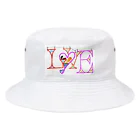 面白Tシャツ専門店の〰️loveを添えて〰️ Bucket Hat