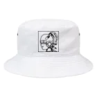 SHINN.U ONLINEのUCHIDA/ロゴ黒 Bucket Hat