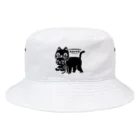 イラスト MONYAAT のやみねこ、ろっぽ Bucket Hat