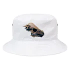 Rubbishのパキケファロサウルス 頭骨 Bucket Hat