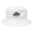 puikkoのM3軽戦車スチュアート（グレー） Bucket Hat