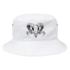 Libereateの羊の頭蓋骨 Bucket Hat