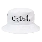 C'n;DolL "キャンドール"のC'n;DolL 【ホワイト】 Bucket Hat