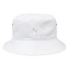 ChanChanCo.//rrchanのCCCatWhite Bucket Hat