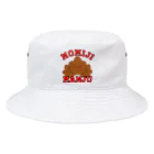 ヘンテコデザイン専門店　SYUNLABOのMOMIJI MANJU Bucket Hat