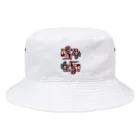 Libereateのトカゲ(ハイダ/向かい合わせ) Bucket Hat