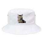 猫様online の猫様スタンダード Bucket Hat