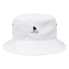 polepolediveのイタグレ　ブラックシルエット Bucket Hat