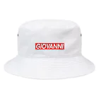 あいてやのGIOVANNI box logo Bucket Hat