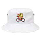 segasworksのカメの自転車乗り Bucket Hat