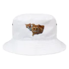 かぶとちょものかぶとちょも　くっつきver Bucket Hat