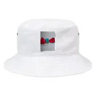 ねこの森でお散歩のキラキラ立体リボン Bucket Hat