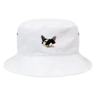 猫とムシののっそりクロム Bucket Hat