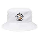 犬グッズの店しえるぶるーのマリンだワン！　ポメラニアン Bucket Hat