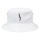 MOMOTUSbyWA装研究所ももたすの入筆 Bucket Hat