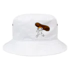 ヨープキャンが気になったのかりんとういぬ Bucket Hat