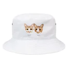 みきぞーん｜保護猫 ミッキー画伯と肉球とおともだちのram&rui Bucket Hat