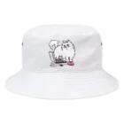 イラスト MONYAAT のワールドワイドでCHU Bucket Hat