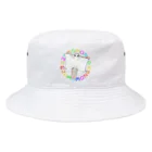 LalaHangeulのEZOMOMONGA(エゾモモンガさん) Bucket Hat