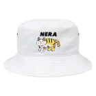 猫山ソーダのお店屋さんのあべこべアニマル【NERA（ねら）】 Bucket Hat