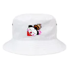 Happy Fun goodsの舞妓ねこ　接吻 Bucket Hat