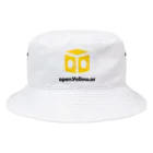 open.Yellow.os original official goods storeのopen.Yellow.os公式支援グッズ バケットハット