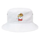 イラスト MONYAAT のPIZZAゲットした　ポメラニアン Bucket Hat