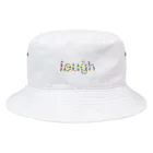 ハチカラのlaugh！黒柴 Bucket Hat