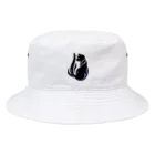 kocoon（コクーン）の（小型用）夜型生活のネコ Bucket Hat