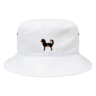 BlumeBellのキャバリアキングチャールズスパニエル・ブラックタン Bucket Hat