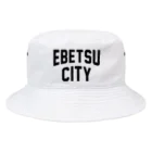JIMOTOE Wear Local Japanの江別市 EBETSU CITY Bucket Hat