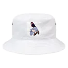 空き家のロングスカートちゃん（背景なし） Bucket Hat