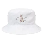 Ａｔｅｌｉｅｒ　Ｈｅｕｒｅｕｘのパステル💗ねこねこ　マーブルちゃん Bucket Hat