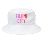 JIMOTOE Wear Local Japanの富士見市 FUJIMI CITY Bucket Hat