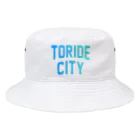 JIMOTOE Wear Local Japanの取手市 TORIDE CITY Bucket Hat