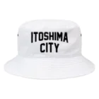 JIMOTO Wear Local Japanの糸島市 ITOSHIMA CITY Bucket Hat