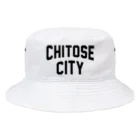 JIMOTOE Wear Local Japanの千歳市 CHITOSE CITY Bucket Hat