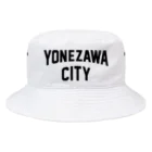 JIMOTOE Wear Local Japanの米沢市 YONEZAWA CITY バケットハット