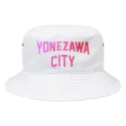 JIMOTOE Wear Local Japanの米沢市 YONEZAWA CITY Bucket Hat