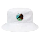 わっちゃんデザインスタジオの「まめまめ水族館」エレファントノーズのバブ Bucket Hat