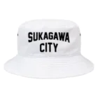 JIMOTOE Wear Local Japanの須賀川市 SUKAGAWA CITY Bucket Hat