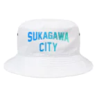 JIMOTOE Wear Local Japanの須賀川市 SUKAGAWA CITY Bucket Hat