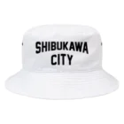 JIMOTOE Wear Local Japanの渋川市 SHIBUKAWA CITY Bucket Hat