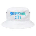 JIMOTOE Wear Local Japanの渋川市 SHIBUKAWA CITY Bucket Hat