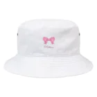 savannahのRibbon-Pink Bucket Hat