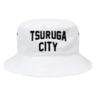 JIMOTOE Wear Local Japanの敦賀市 TSURUGA CITY Bucket Hat