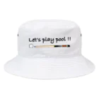 LOCO.AYAのLet’s play pool !!ビリヤードデザイン バケットハット