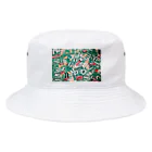 デンデンのサボサボテン Bucket Hat