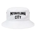 JIMOTOE Wear Local Japanの宮古島市 MIYAKOJIMA CITY Bucket Hat