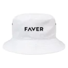 FAVERのFAVER-simplelogo バケットハット